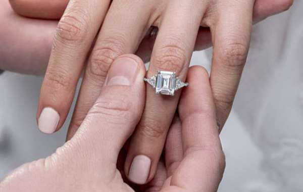 Emerald Cut Engagement Rings Under $5000